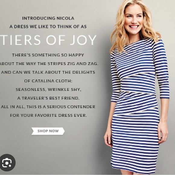 J. McLaughlin Nicola Striped Catalina Dress Small - Picture 3 of 9